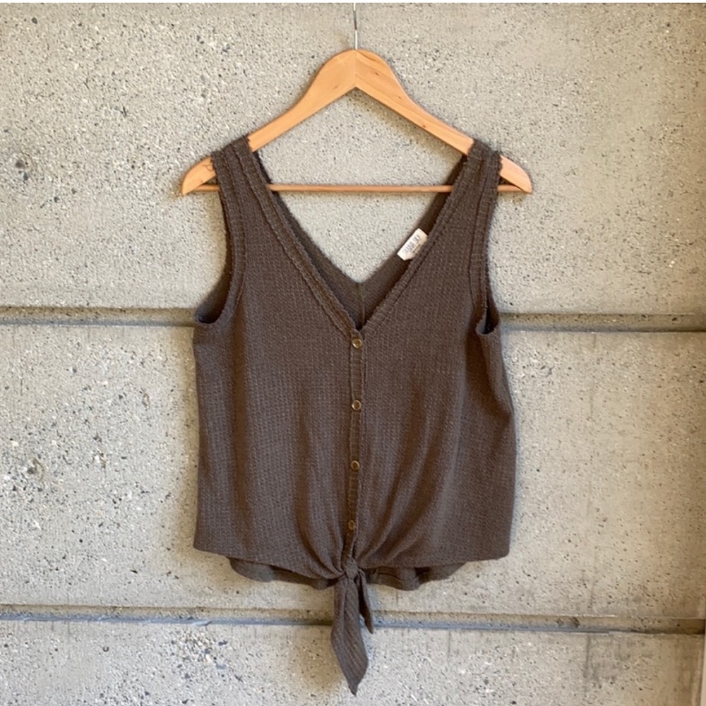 Sienna Sky Knit Top w/ Knot